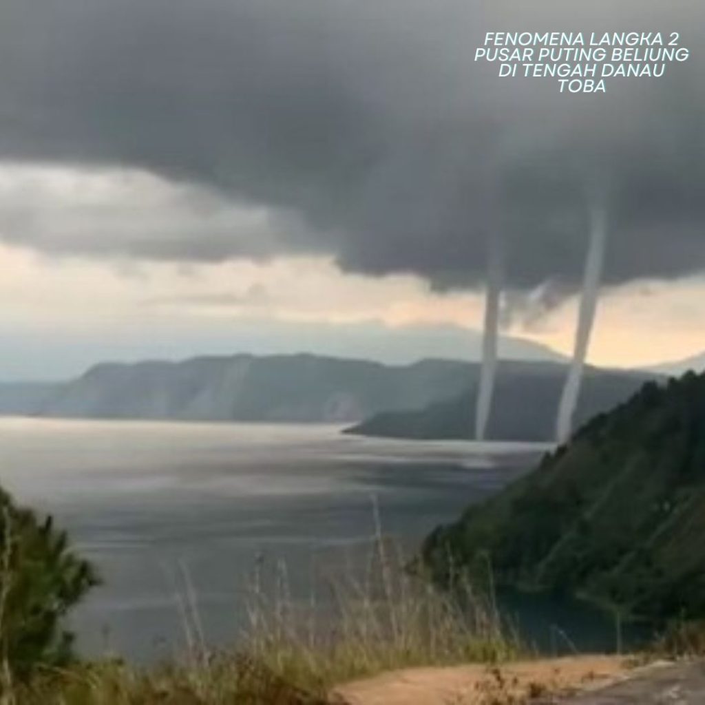 Fenomena Langka 2 Pusar Puting Beliung