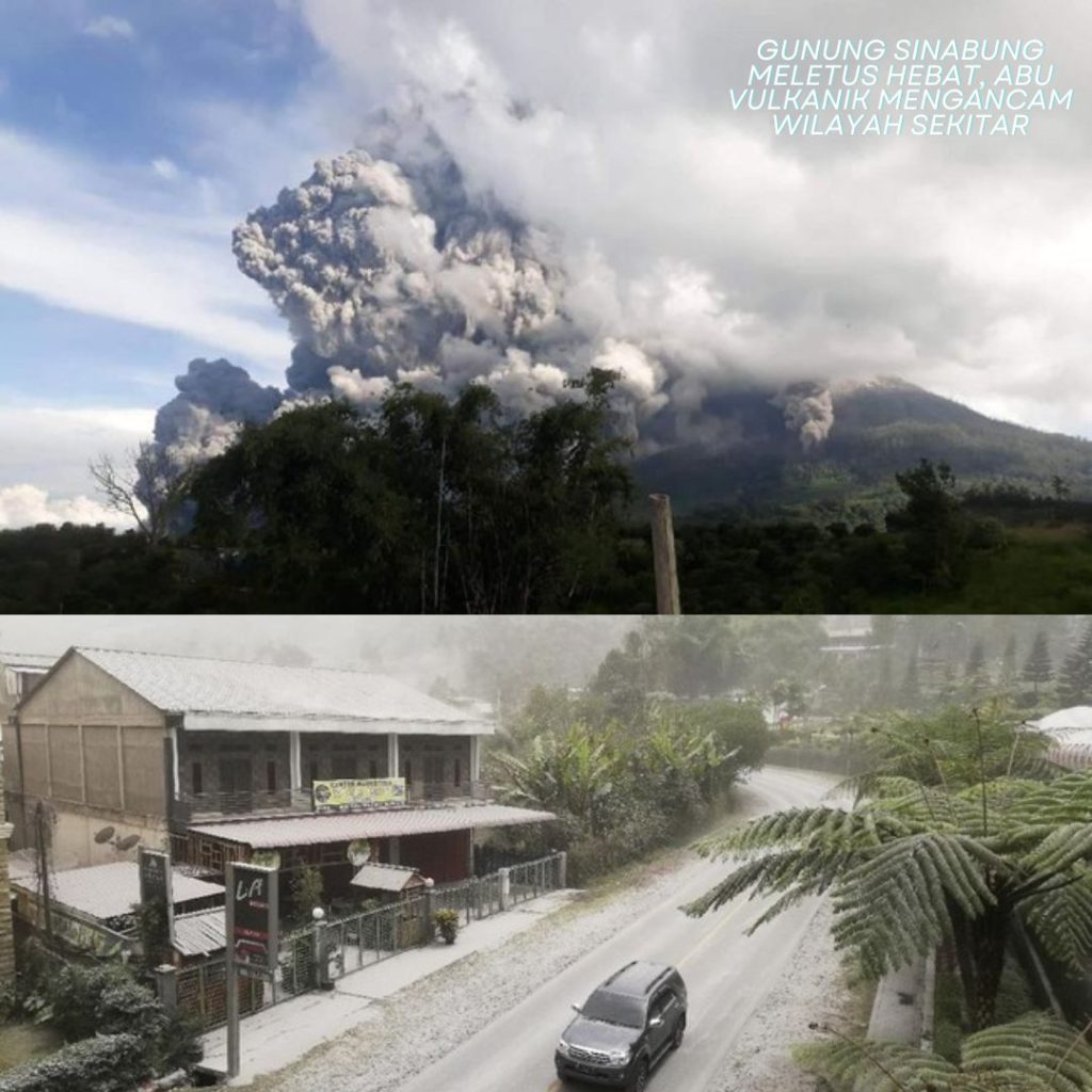 Gunung Sinabung Meletus Hebat